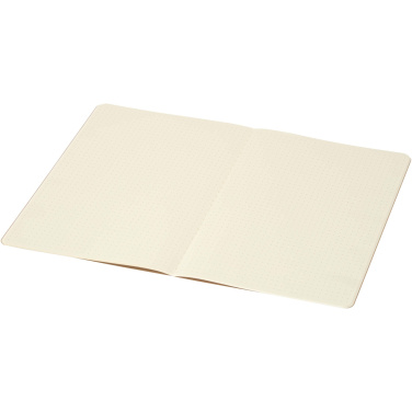 Logo trade promotional giveaways picture of: Slyk A5 kraft cahier notebook with dotted pages