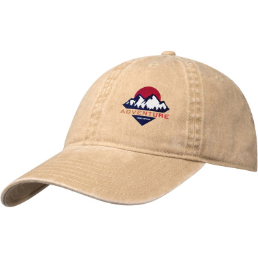 Logo trade promotional giveaways picture of: Grafton 6 panel washed cap