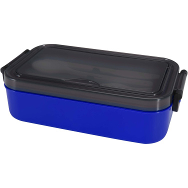Logo trade promotional gifts picture of: Snappy lunch box and cutlery set