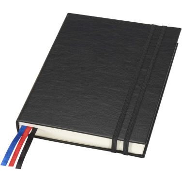 Logo trade corporate gifts image of: Alder A5 hard cover notebook