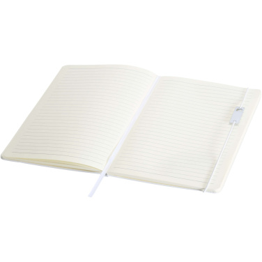 Logo trade promotional giveaway photo of: Legato Elegance A5 hard cover notebook and rollerball pen set