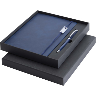 Logotrade promotional gift image of: Legato Elegance A5 hard cover notebook and rollerball pen set