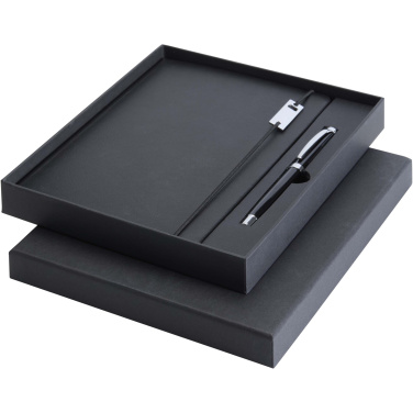 Logotrade promotional giveaways photo of: Legato Elegance A5 hard cover notebook and rollerball pen set