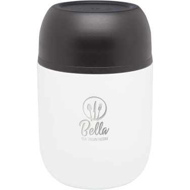 Logo trade promotional merchandise picture of: Supo 480 ml double-walled recycled stainless steel lunch pot