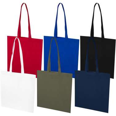 Logo trade promotional merchandise image of: EcoSeal GRS recycled nonwoven convention tote bag 6L