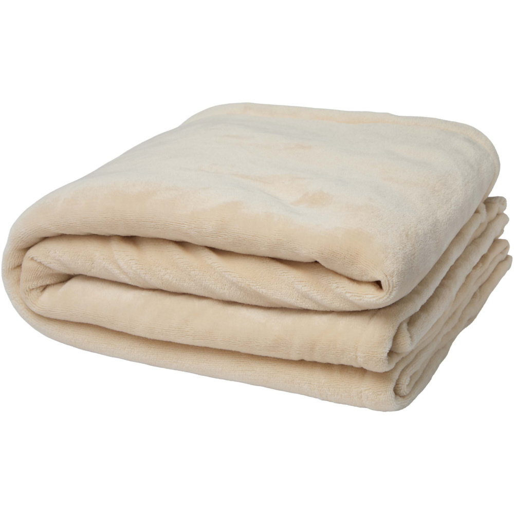 Logotrade promotional giveaway picture of: Ashen GRS recycled sherpa blanket