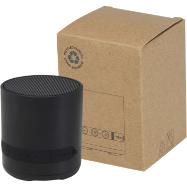 Logotrade business gift image of: Hunor 3W recycled plastic wireless speaker