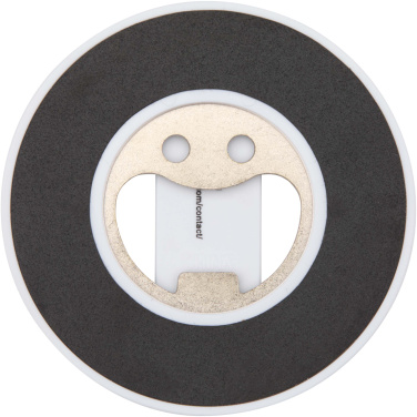 Logo trade promotional product photo of: Ain recycled plastic magnetic phone stand with bottle opener