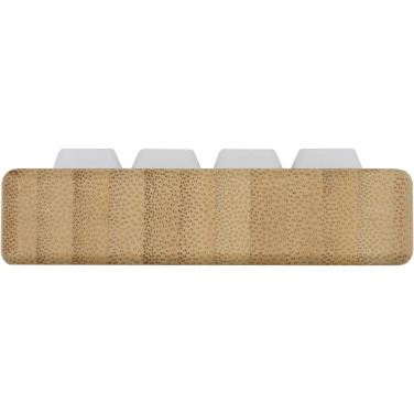 Logo trade promotional products picture of: Algol recycled plastic phone stand and fidget toy with bamboo details