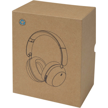 Logotrade promotional merchandise image of: Hoggar recycled plastic over-ear foldeable ANC and ENC headphones
