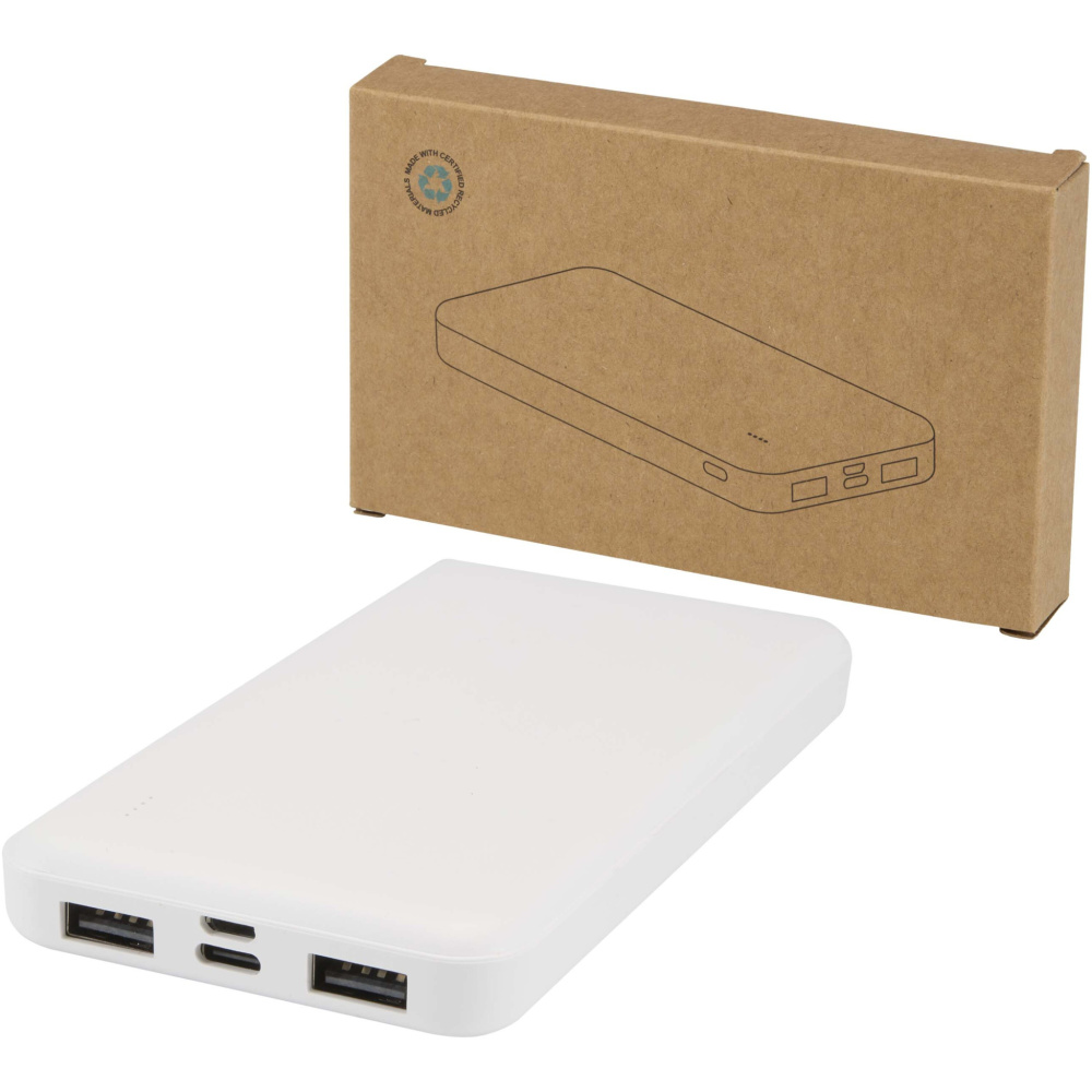 Logotrade promotional gift picture of: Intan 10.000 mAh 10W recycled plastic power bank