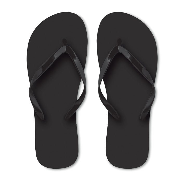 Logo trade promotional giveaways image of: EVA beach slippers