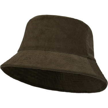 Logo trade promotional gifts image of: Howson recycled corduroy sun hat