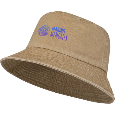 Logo trade corporate gifts image of: Mitica washed sun hat