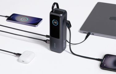 Logotrade corporate gift picture of: Anker Power Bank 25.000 mah 165W, Built-in retractable cable