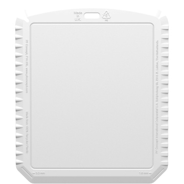 Logo trade promotional giveaways picture of: Thrym rectangular recycled plastic ice scraper