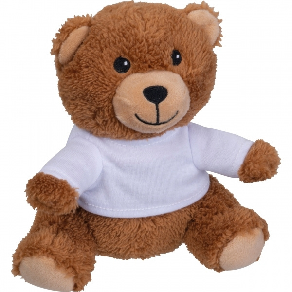 Logo trade promotional giveaways picture of: Plush teddy bear HELSINKI