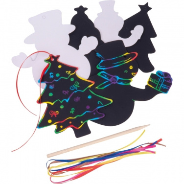 Logo trade promotional items image of: Scratch-off Christmas ornaments SOUTH POLE