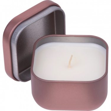Logo trade promotional gifts image of: Candle in tin PRAGUE