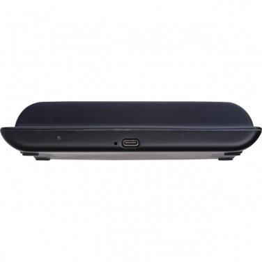 Logo trade promotional merchandise picture of: Alarm Clock and Wireless Charger ADELAIDE