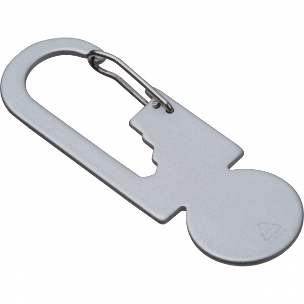 Logo trade promotional giveaways image of: Multitool with Shopping Cart Token GIBRALTAR