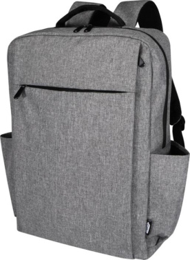 Logo trade promotional product photo of: Libra 15” GRS recycled laptop backpack 15L