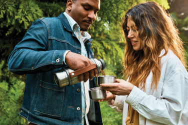 Logo trade promotional items image of: Black+Blum Explorer Flask Duo 1L