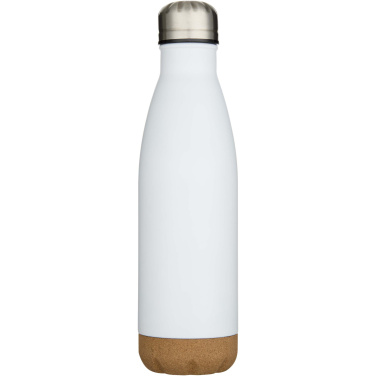 Logo trade corporate gift photo of: Cove 500 ml double wall vacuum insulated stainless steel water bottle with cork details