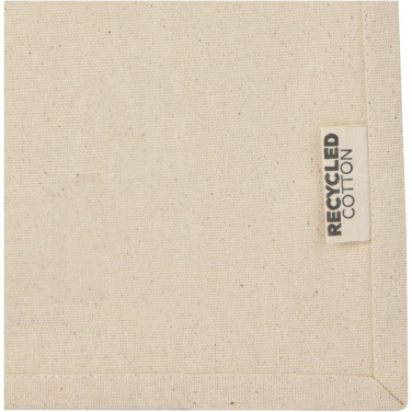 Logo trade promotional product photo of: Odessa 220 g/m² GRS recycled cotton mini gusset tote bag 9L