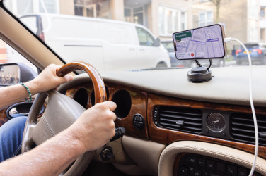 Logo trade promotional giveaways image of: Terra 360 RCS recycled plastic universal phone holder