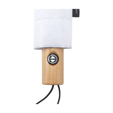 Logotrade promotional giveaway image of: Michigan foldable RCS RPET umbrella 21 inch