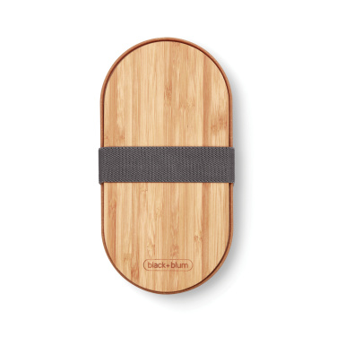 Logo trade promotional giveaway photo of: Black+Blum Stainless Steel Double Bento Box