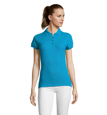 Logo trade promotional products image of: PASSION WOMEN POLO 170g