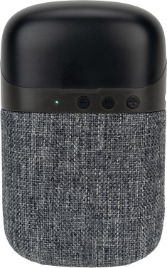 Logo trade advertising products picture of: Bluetooth Speaker HF01 with Built-in Earbuds 2 in 1