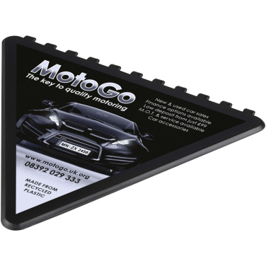 Logotrade promotional merchandise image of: Frosty triangular recycled plastic ice scraper