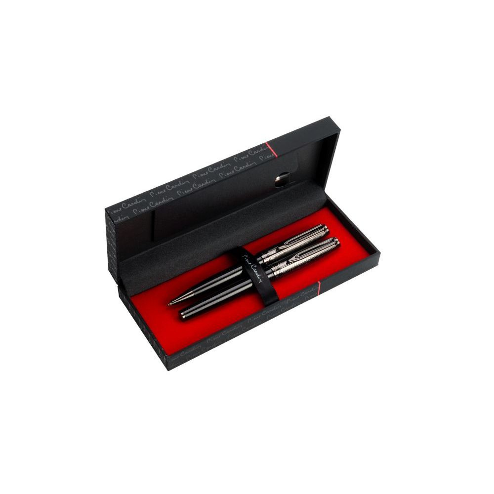 Logo trade corporate gifts picture of: Writing set with ballpoint pen and fountain pen ODETTE Pierre Cardin