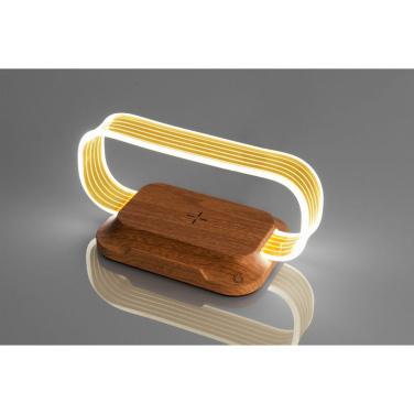 Logo trade business gifts image of: Phone stand with wireless charger JEROME Pierre Cardin