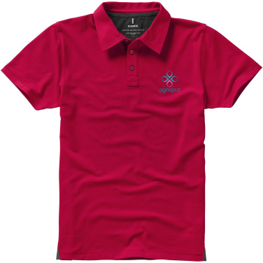 Logo trade promotional giveaway photo of: Markham short sleeve men's stretch polo