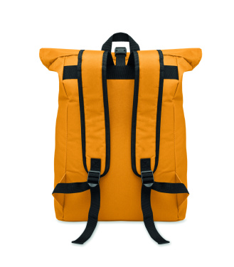 Logo trade promotional gift photo of: 600Dpolyester rolltop backpack