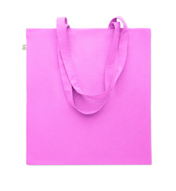 Logo trade promotional item photo of: Recycled cotton shopping bag