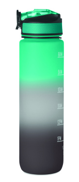 Logo trade promotional giveaways image of: Sports water bottle RPET 1L