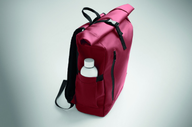 Logo trade corporate gift photo of: Rolltop laptop rucksack 600D