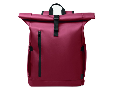 Logotrade promotional merchandise photo of: Rolltop laptop rucksack 600D