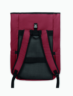 Logotrade promotional item image of: Rolltop laptop rucksack 600D