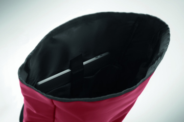 Logotrade corporate gift picture of: Rolltop laptop rucksack 600D