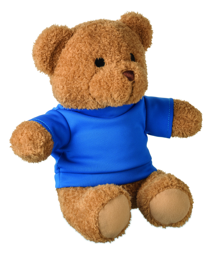 Logotrade promotional product image of: Teddy bear with t-shirt 23 cm