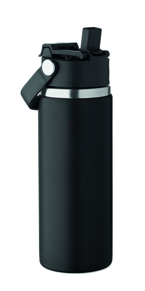Logo trade business gifts image of: Double wall bottle 500 ml