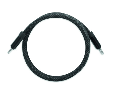 Logo trade promotional products picture of: Braided magnetic cable in RPET