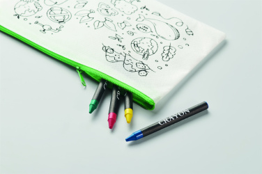 Logotrade promotional giveaway picture of: Pencil case with 4 crayons