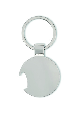 Logo trade promotional items image of: Football keyring with opener